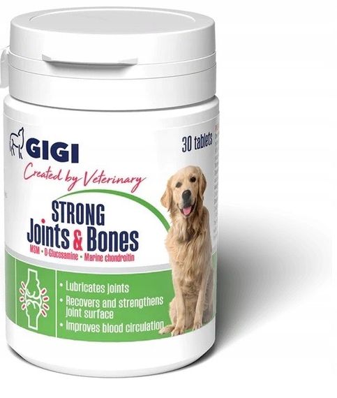 Вітаміни для суглобів у собак GiGi Strong Joints & Bones, 30 табл