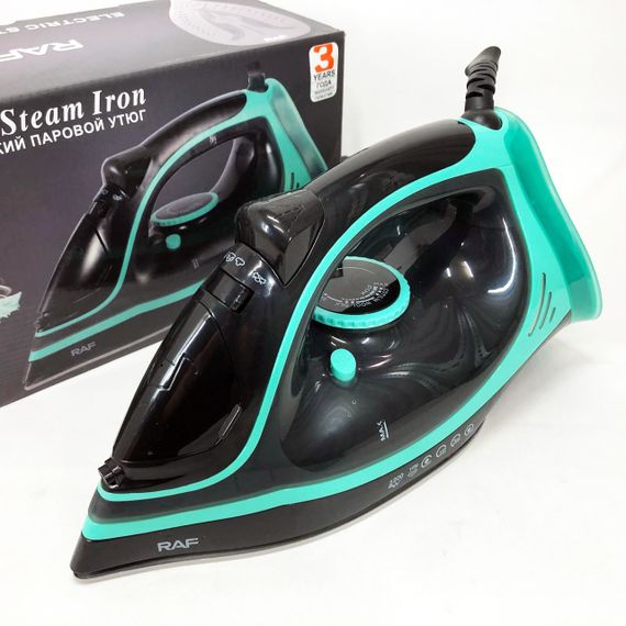 Парова праска для прасування одягу RAF R.1250 2200 Вт, Праски керамічні для дому, Хороші праски SM-60 | Зображення 5