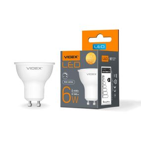 Світлодіодна лампа VIDEX MR16еD 6W GU10 4100K дімерна