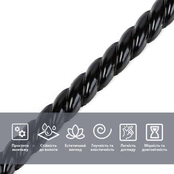 Молдинг 5000х10х7мм Чорний SW-00002682 | Зображення 3