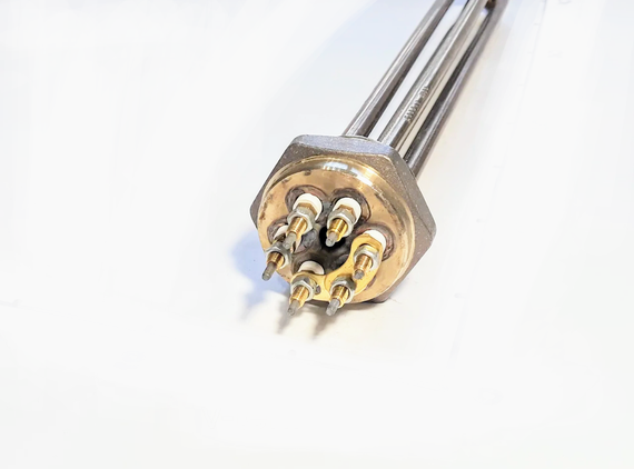 Блок ТЭНов 6000W с резьбой 1,5" (Украина) | Зображення 1