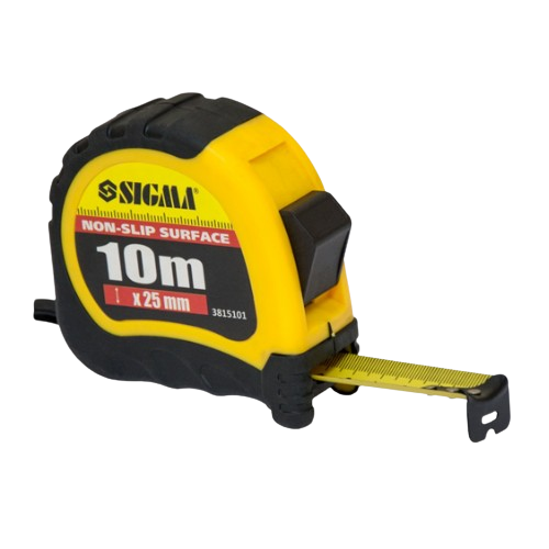 Рулетка 10м*25мм Shiftlock SIGMA