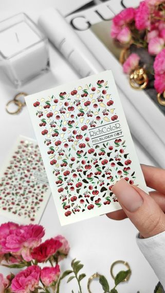 Фольгований слайдер RichColor 087 на водяній основі (6.5x9.5см) | Зображення 1