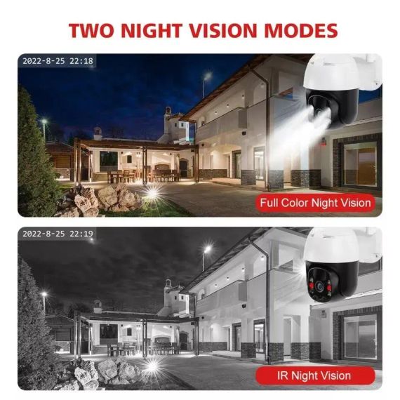 Поворотная погодозащитная солнечная камера безопасности 4G solar cam 1080P | Зображення 3