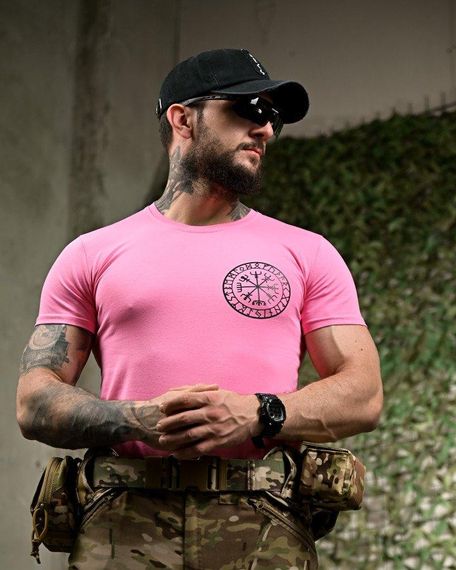 Хлопкова Футболка руни pink ПП7753 | Зображення 1