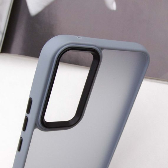 Чехол TPU+PC Lyon Frosted для Samsung Galaxy S24+ Sierra Blue | Зображення 3
