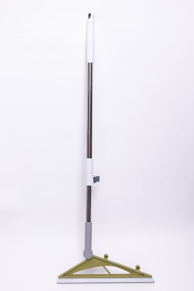 Трикутна швабра з металевою ручкою та гумовою кромкою для плитки, ламінату, лінолеуму, вологого прибирання HP-35015-38 | Зображення 3