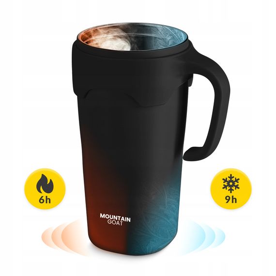 Термокухоль Mountain Goat зі соломинкою 0.65 л Black (P-5905973406123) | Зображення 5
