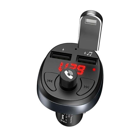 FM-модулятор HOCO E41, Black, Box | Зображення 2