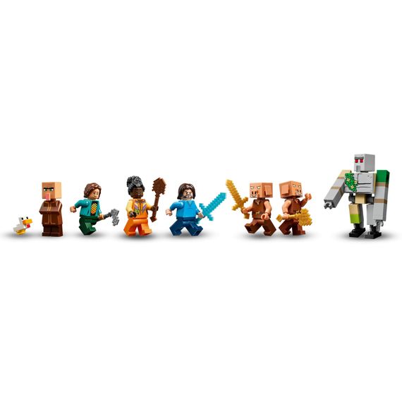 Конструктор LEGO Minecraft Напад на село з повітряною кулею Ґаст (21273) | Зображення 7
