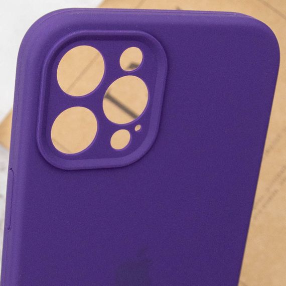 Чехол Silicone Case Full Camera Protective (AA) для Apple iPhone 14 Pro (6.1") Фиолетовый / Amethyst | Зображення 5