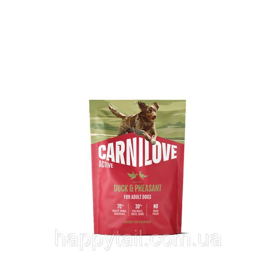 Беззерновий сухий корм Carnilove для дорослих собак усіх порід качка та фазан 1.5 кг (арт. 173682)