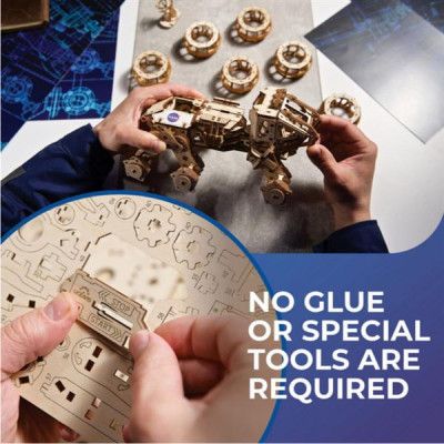 Конструктор Ugears механический Пилотируемый марсоход (70206) | Зображення 2