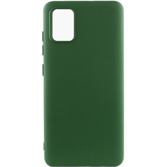Чохол Silicone Cover Ummi Lakshmi (AA) для Samsung Galaxy A51 Зелений / Dark green