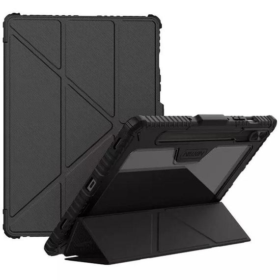 Чохол-книжка Nillkin Bumper Pro Multi-angle для Samsung Galaxy Tab S10 FE / S9 Black | Зображення 2