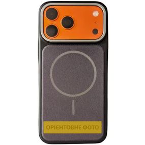 Чехол TPU TechWoven Hybrid with MagSafe для Apple iPhone 17 (6.3") Black / Purple