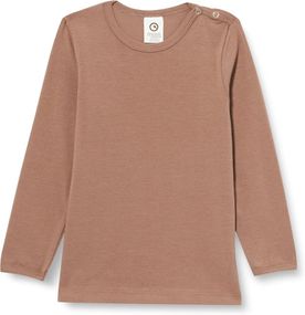 Дитячий лонгслів для хлопчика Green Cotton 80 см Кавовий (25111252)