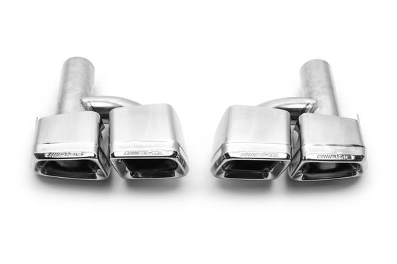 Насадки на глушник AMG S63 для Mercedes S-сlass W221 | Зображення 2