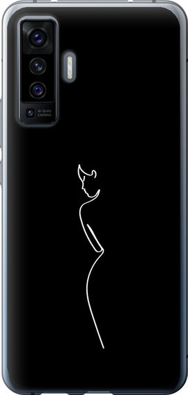 Чехол на Vivo X50 Силуэт1 "4590u-1955-17620"