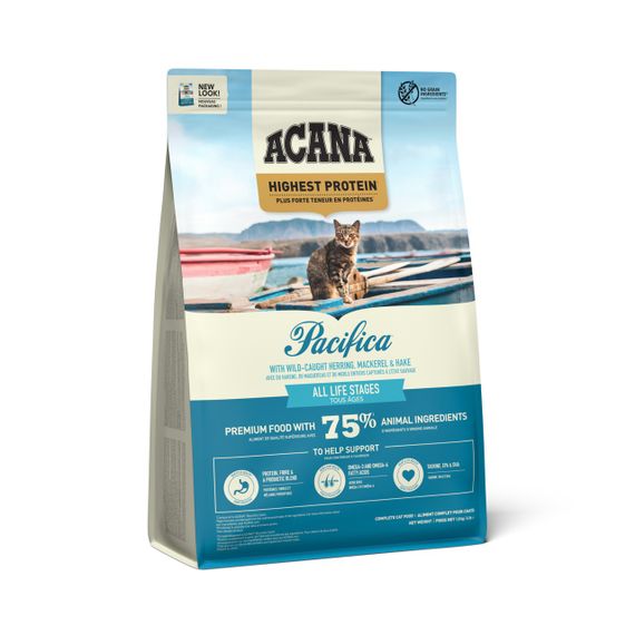 Сухий корм з рибою для котів різного віку Acana Pacifica cat, 1.8 кг | Зображення 2