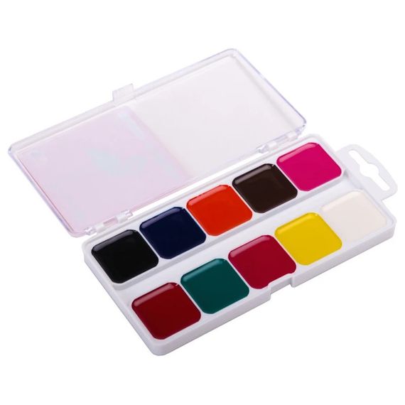 Акварельные краски "Увлечение" 200104, 10 цветов | Зображення 1