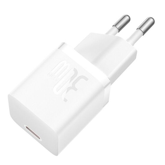 СЗУ Baseus GaN5 Fast Charger (mini) PD30W (1USB-C) (CCGN070) White