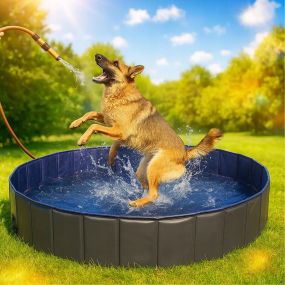 Бассейн для собак, нескользящий бассейн для домашних животных Pet Pool AND XL-1461