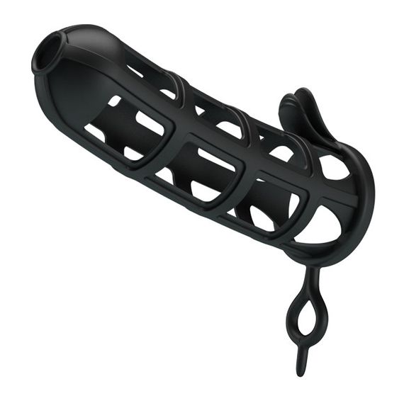 Стимулирующая ажурная насадка Penis Sleeve, BI-026235 sexstyle | Зображення 1