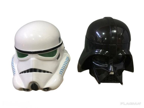 Подарочный Набор Кружка Чашка Бокал 3D Крышкой Star Wars Дарт Вейдер и Штурмовик 3D | Зображення 1
