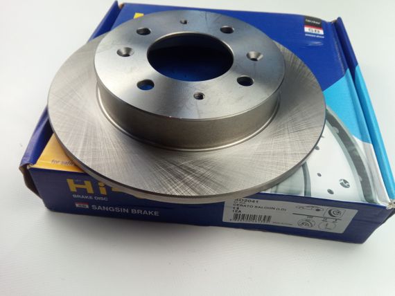 Диск тормозной Cerato (LD), Hi-Q (SD2041) задний/1 шт (58411-2F100) | Зображення 1