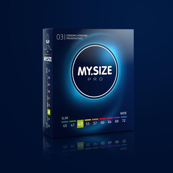 Презервативи - My.Size Pro 49, 3 шт. Sex Aura