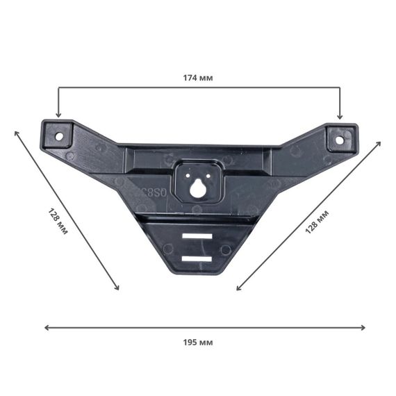 Кріплення серії QIV під камеру переднього огляду для Audi FQAU323 (рамка під плафон) | Зображення 1