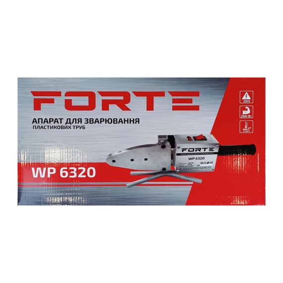 FORTE WP6320 Паяльник для пластиковых труб | Зображення 6