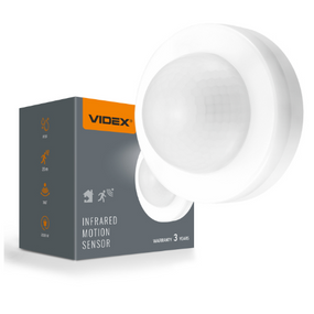 Датчик руху та освітленності 2000W 220V інфрачервоний VL-SPC46W Videx