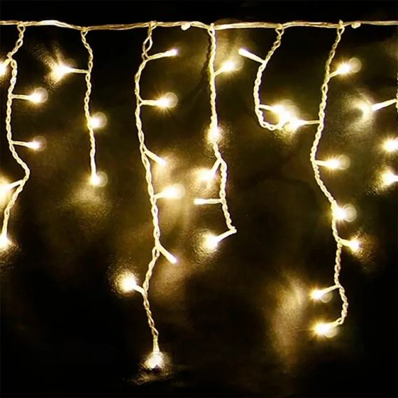 Гірлянда-бахрома Сіті XPRO 200 LED, 5 м, теплий білий світло (23457489602_735) | Зображення 6