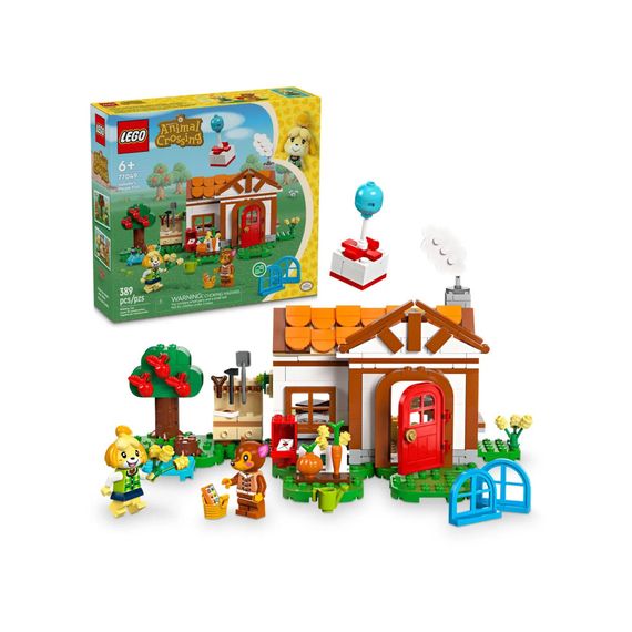 Конструктор LEGO Animal Crossing Візит у гості до Isabelle 389 деталей (77049) | Зображення 1