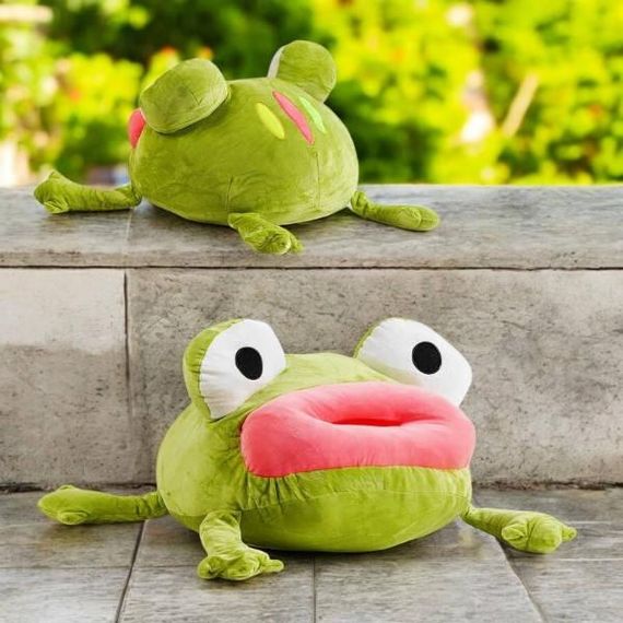 Іграшка м'яка Жабка з губами 32см М 14656 Салатова