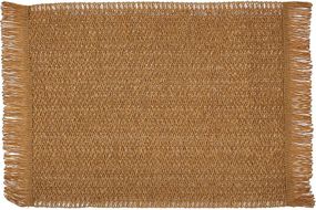 Набір 6 льняних підтарельників "Rustic Brown" 30х45см, прямокутні