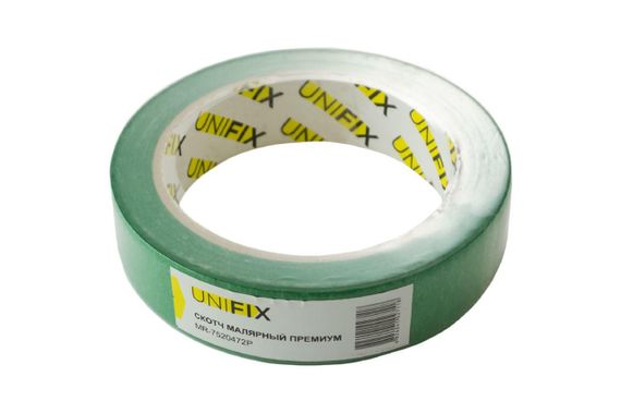 Лента клейкая малярная MR-7520472P премиум 25мм*40м UNIFIX | Зображення 1