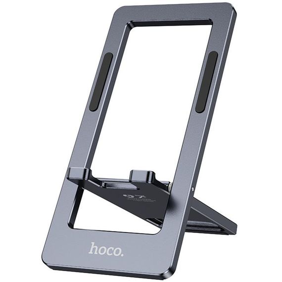 Подставка для телефона Hoco HD11 Volar metal folding Metal grey