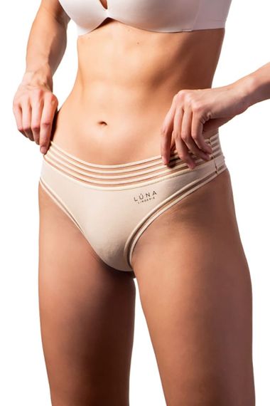Трусики стрінги Luna Nina L5150S Бежеві M