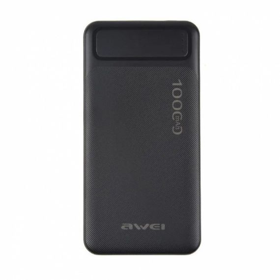Power Bank Awei P5K 10000 mah Портативное зарядное УМБ MQ-227 2xUSB черный | Зображення 1