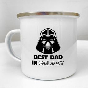 Кружка металлическая Camper Best dad in Galaxy 250 мл (KRM_23S031)