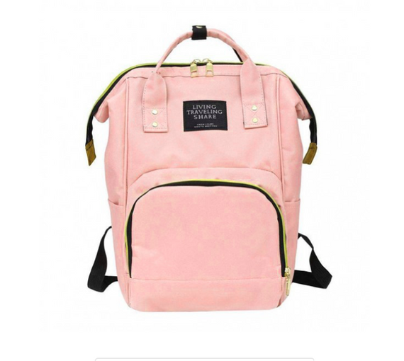 Багатофункціональний рюкзак для мам Mom Bag ∙ Сумка – органайзер з термокишенями для дитячих пляшечок та засобів гігієни | Зображення 1