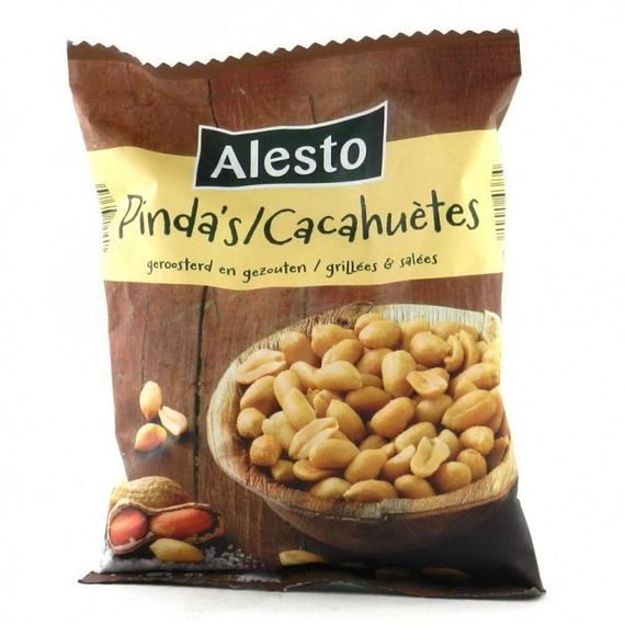 Арахіс солінь очищень Alesto Peanuts, 500 г, Німеччина