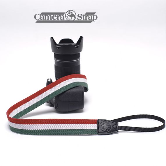 Нашийний універсальний ремінь для фотоапарата CAMERA STRAP на шию для фотокамери текстильний + шкіра | Зображення 1
