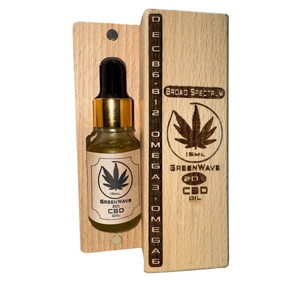Комплекс для профілактики нервової системи Greenwave CBD D E B6 B12 C Omega3 Omega6 20% 15 ml | Зображення 2