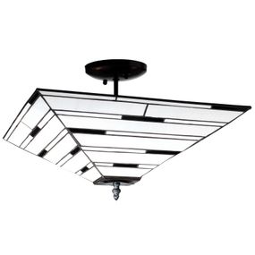 Люстра Тиффани потолочная E27 60W BK (BL-606C/2)
