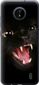 Чехол на Nokia C20 Чёрная кошка "932u-2510-17620"