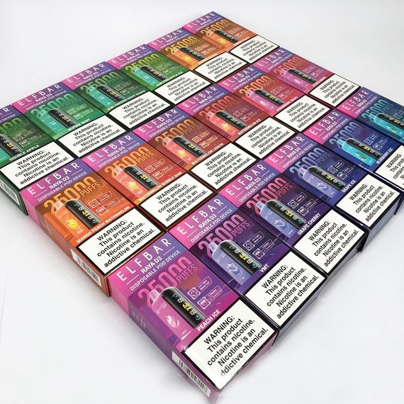 Elf Bar Raya D3 25000. Клубника Малина Вишня (Strawberry Raspberry Cherry) | Зображення 2